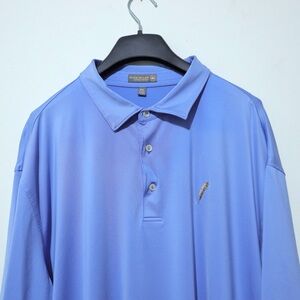 Peter Millar Summer Comfort Polo Shirt Mens XXL Short Sleeve Performance Golf